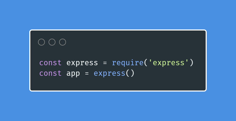 Express Import & init app