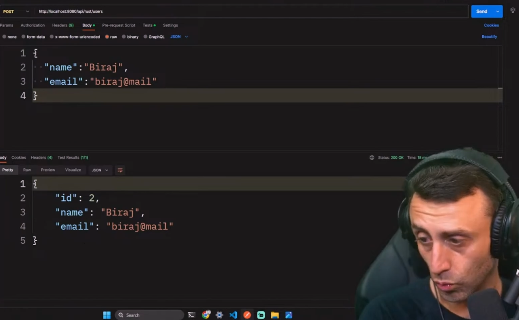 Build a FULL STACK Web app with Rust API, Next.js 14, Serde, Postgres, Docker, docker Compose