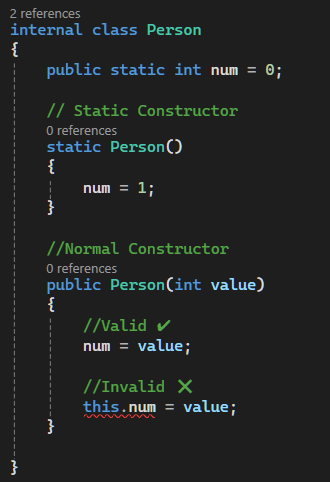 static constructor