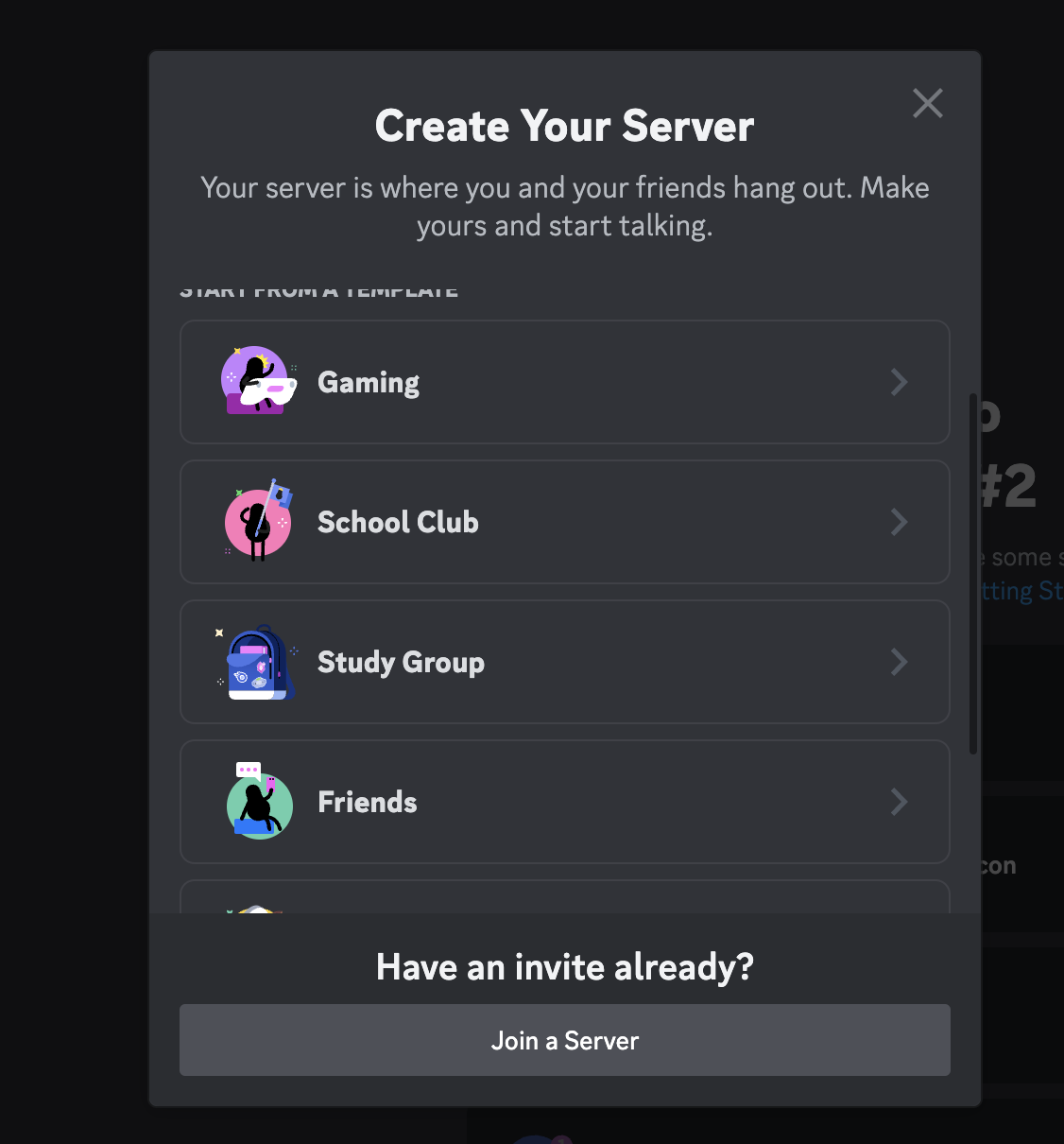Create a server image example