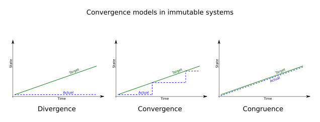 Convergence Models in Immutable Systems