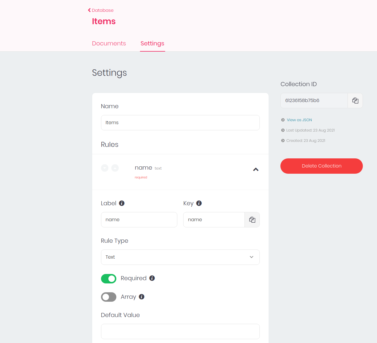 Add Collection Rules