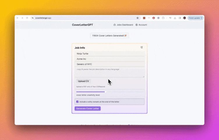 coverLetterGPT