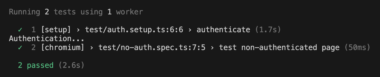Unnecessary auth