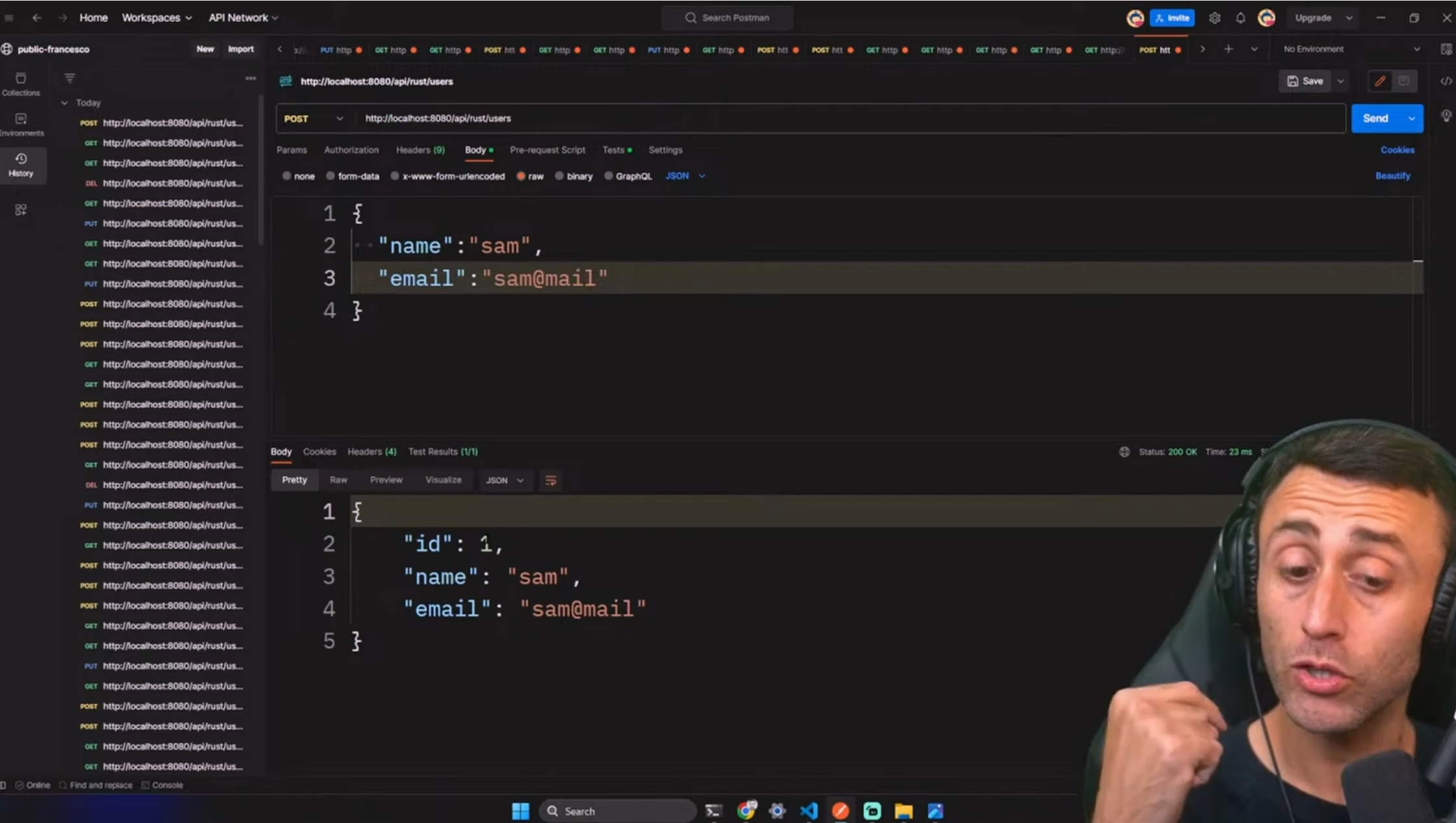 Build a FULL STACK Web app with Rust API, Next.js 14, Serde, Postgres, Docker, docker Compose