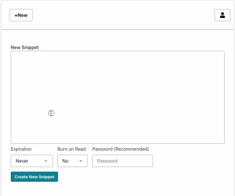 capture of create snippet feature