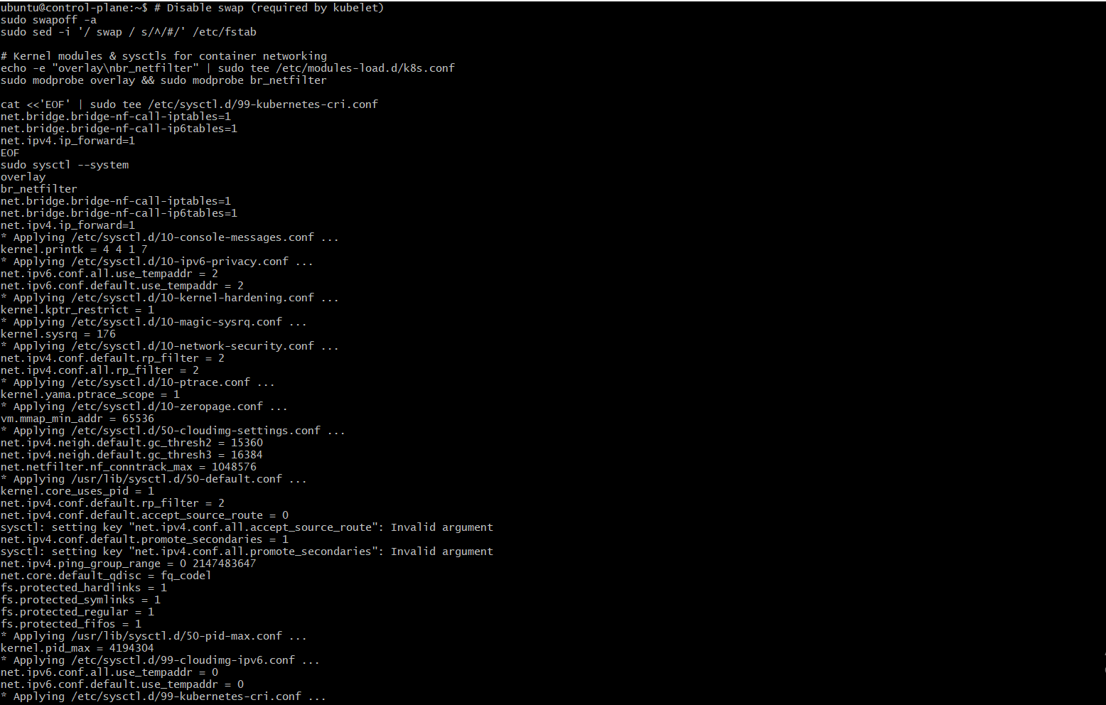 disable-swap