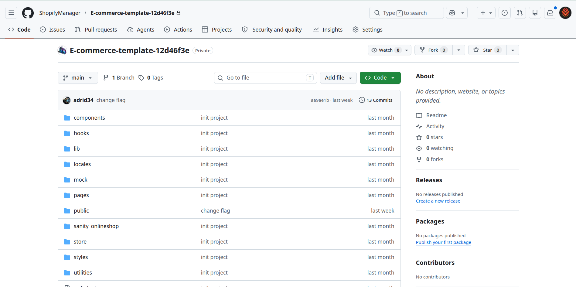 Github repo
