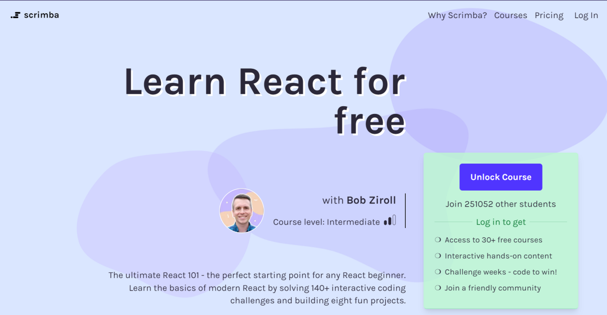 scrimba react course