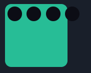 quatro pontos em linha