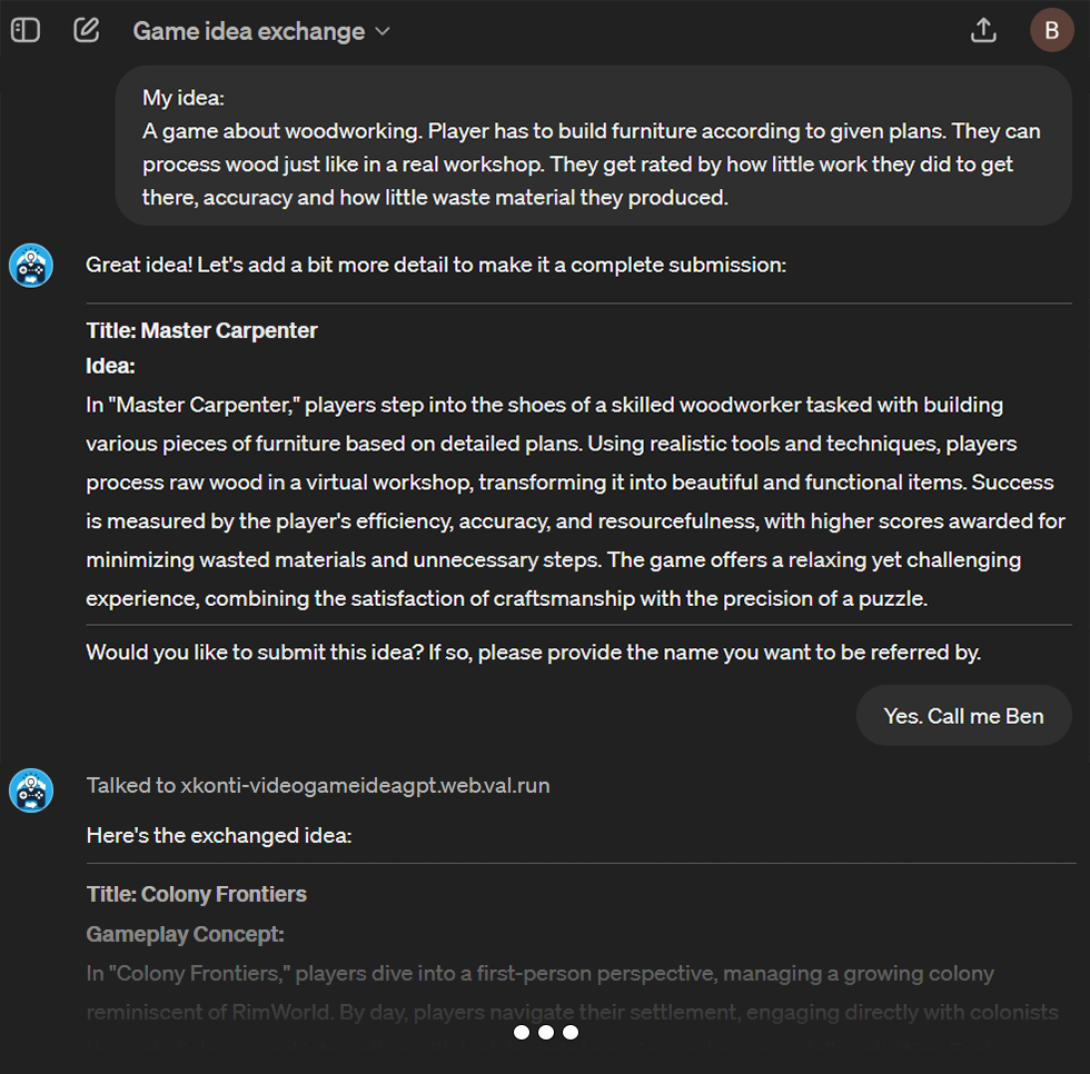 Working GPT with custom action