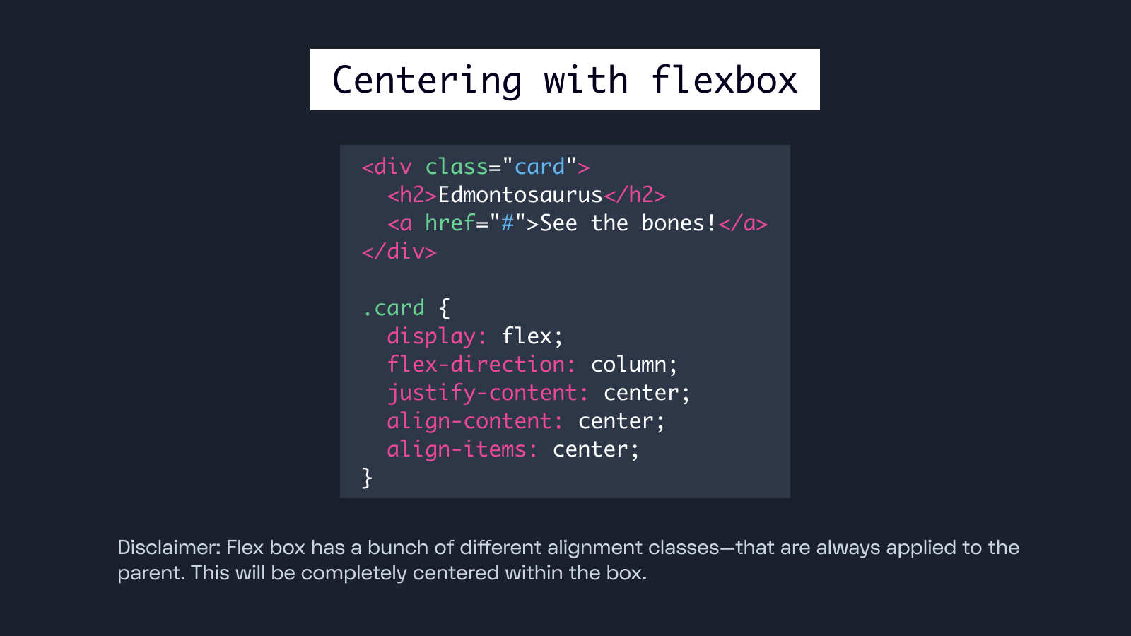 Centering elements inside a div with flexbox css