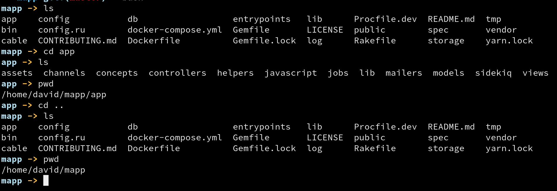 cd command
