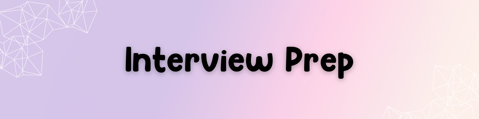 Header for mock interview section