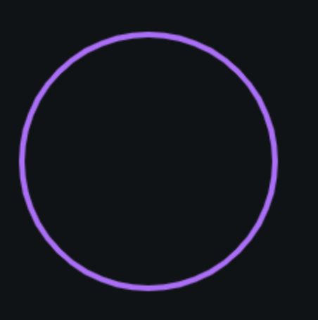 How to draw a circle with HTML canvas