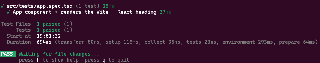 tests completados