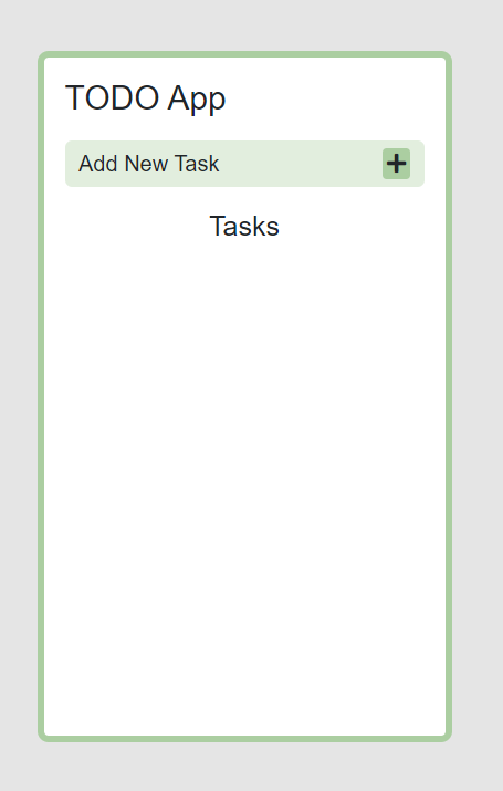 Add new task Button