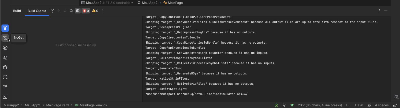 Manage NuGet package