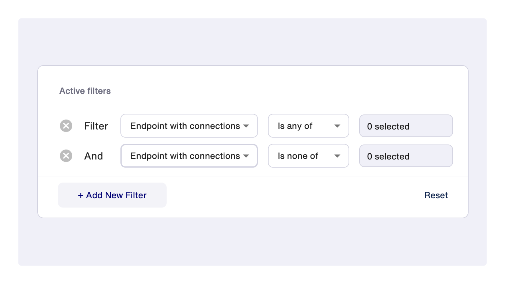 Advanced Network Filters