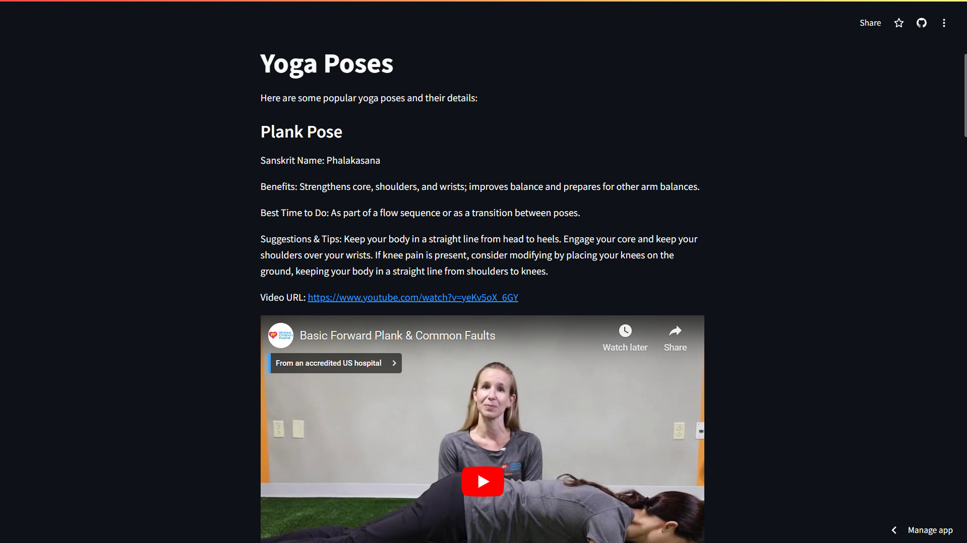 YogaConnect Recommendation