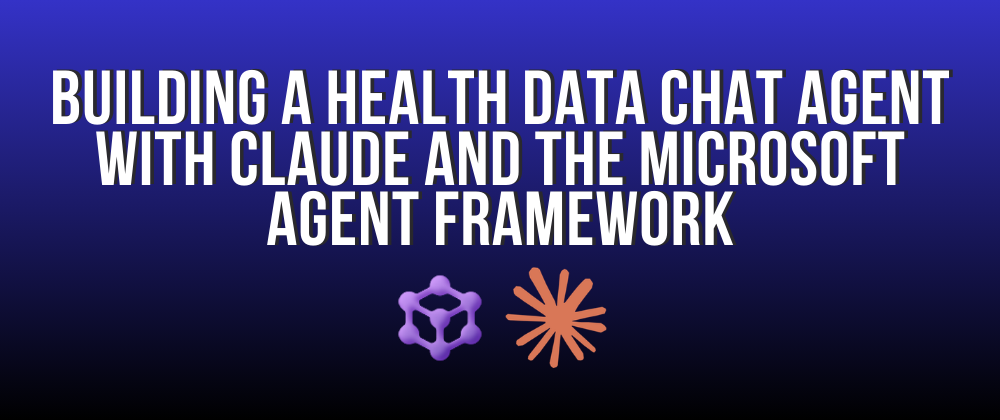 Building a health data chat agent using Claude as the LLM backend with the Microsoft Agent Framework in .NET 10, featuring function tools, AG-UI streaming, and system prompt design.