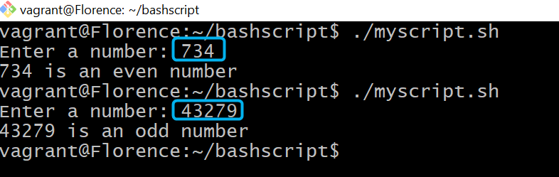 Output of the if statement