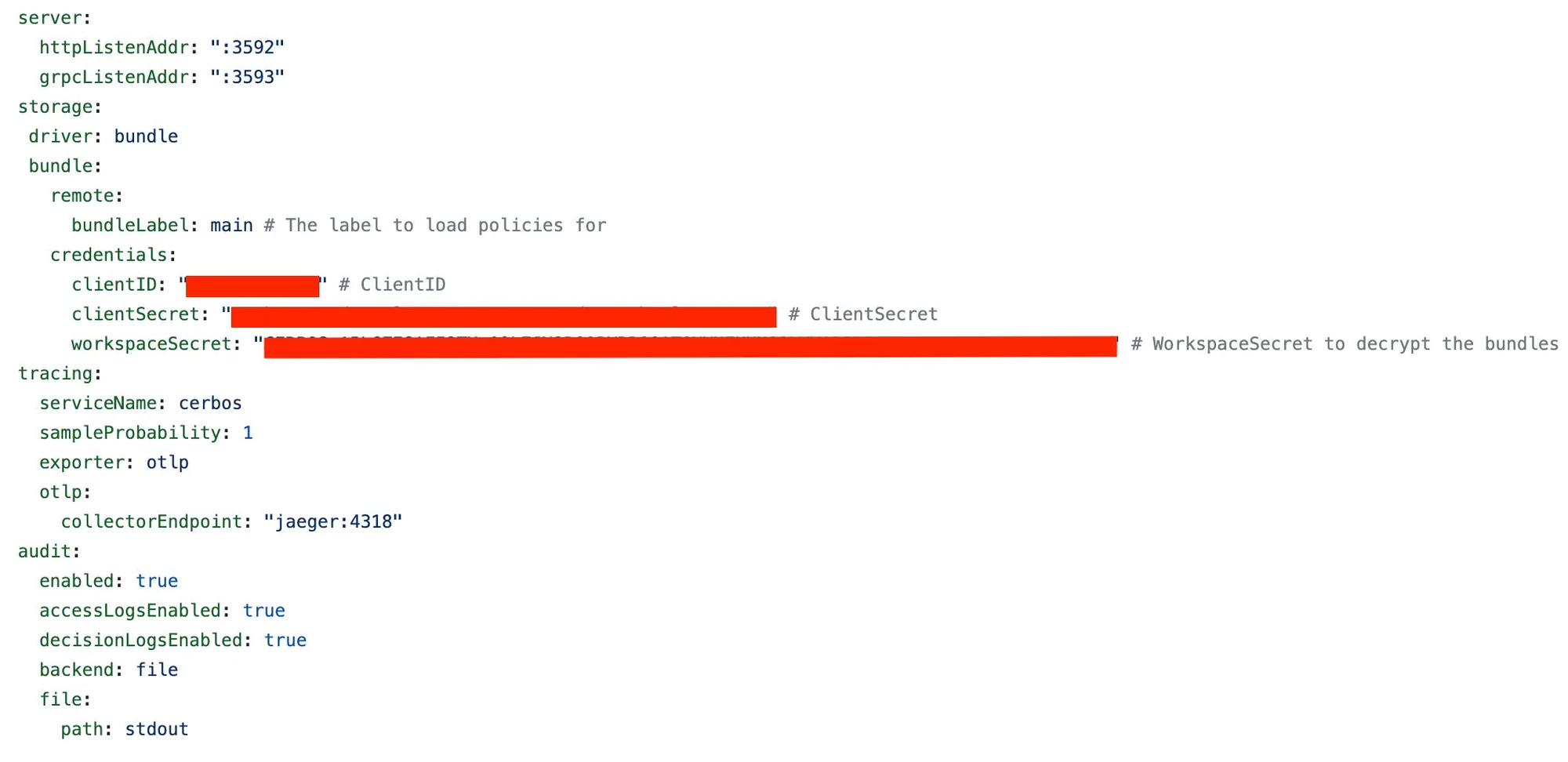 conf.yaml content preview