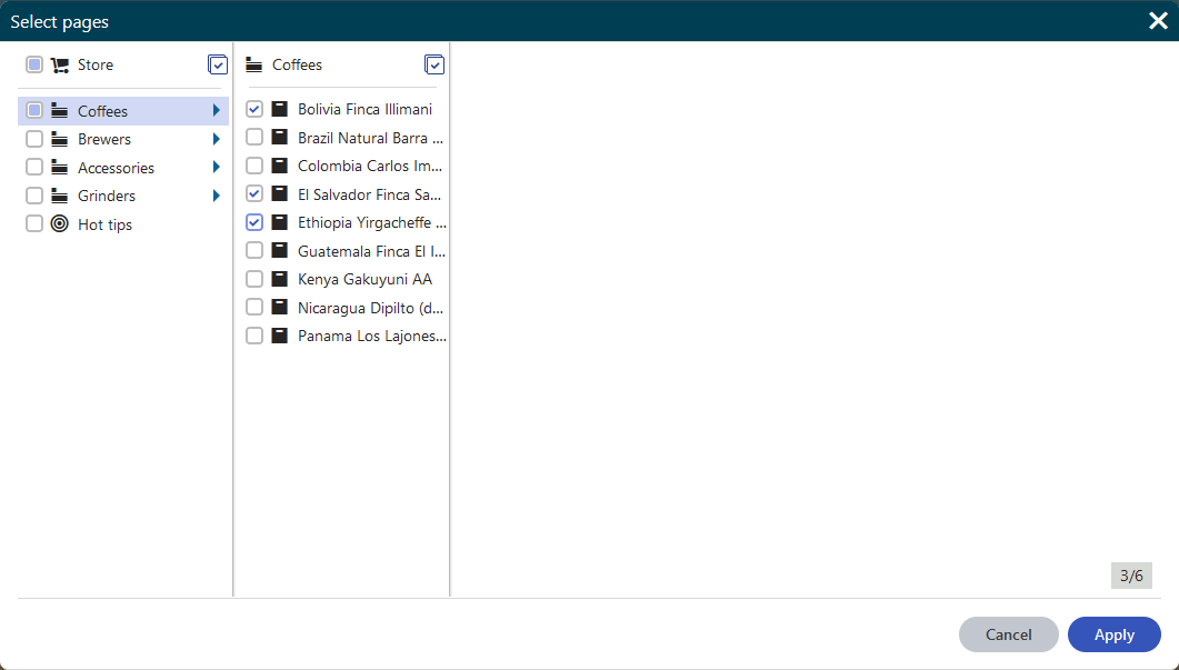 The Page Selector form component in Kentico Xperience 13
