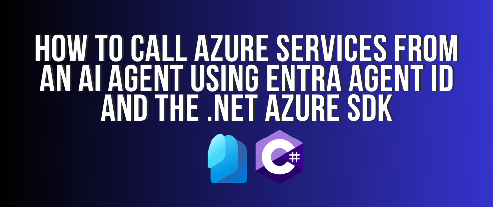 Learn how to give AI agents their own discrete, auditable identities using Microsoft Entra Agent ID, enabling them to authenticate to Azure services like Cosmos DB and Blob Storage with scoped RBAC permissions via the .NET Azure SDK.