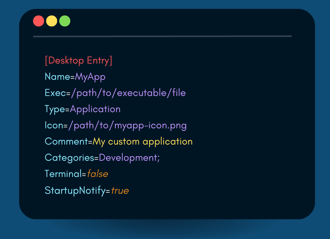 Desktop Entry Properties