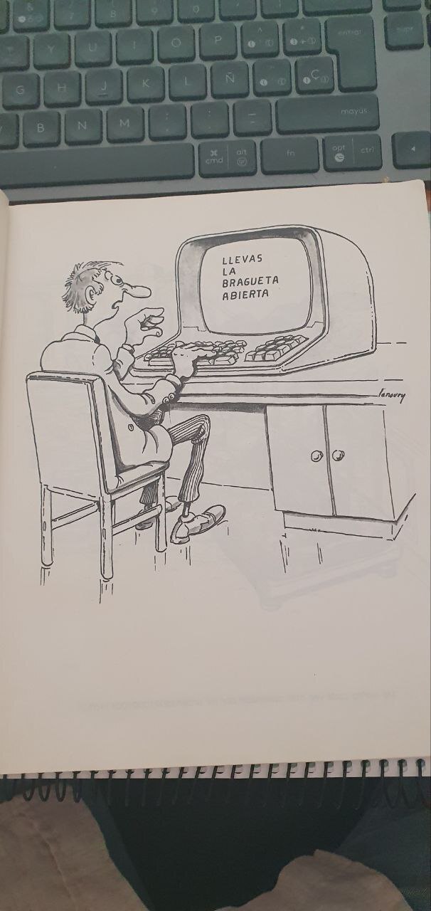 Llevas la bragueta abierta