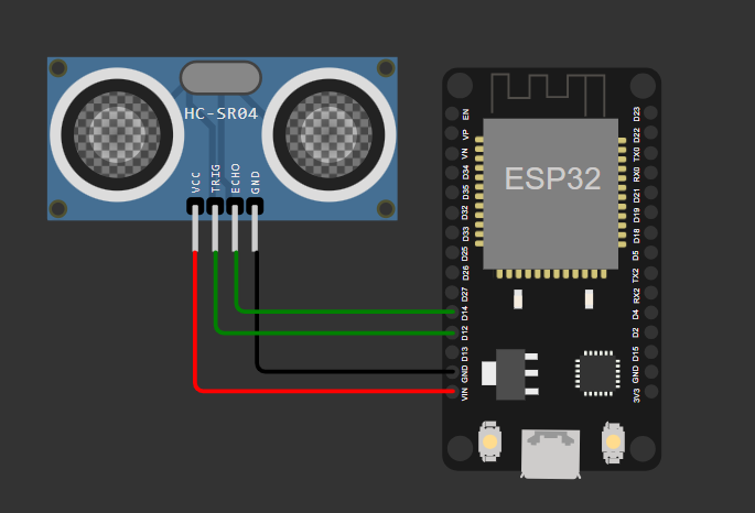 Interfacing HC-SR04 Ultrasonic Sensor with ESP32 Using MicroPython