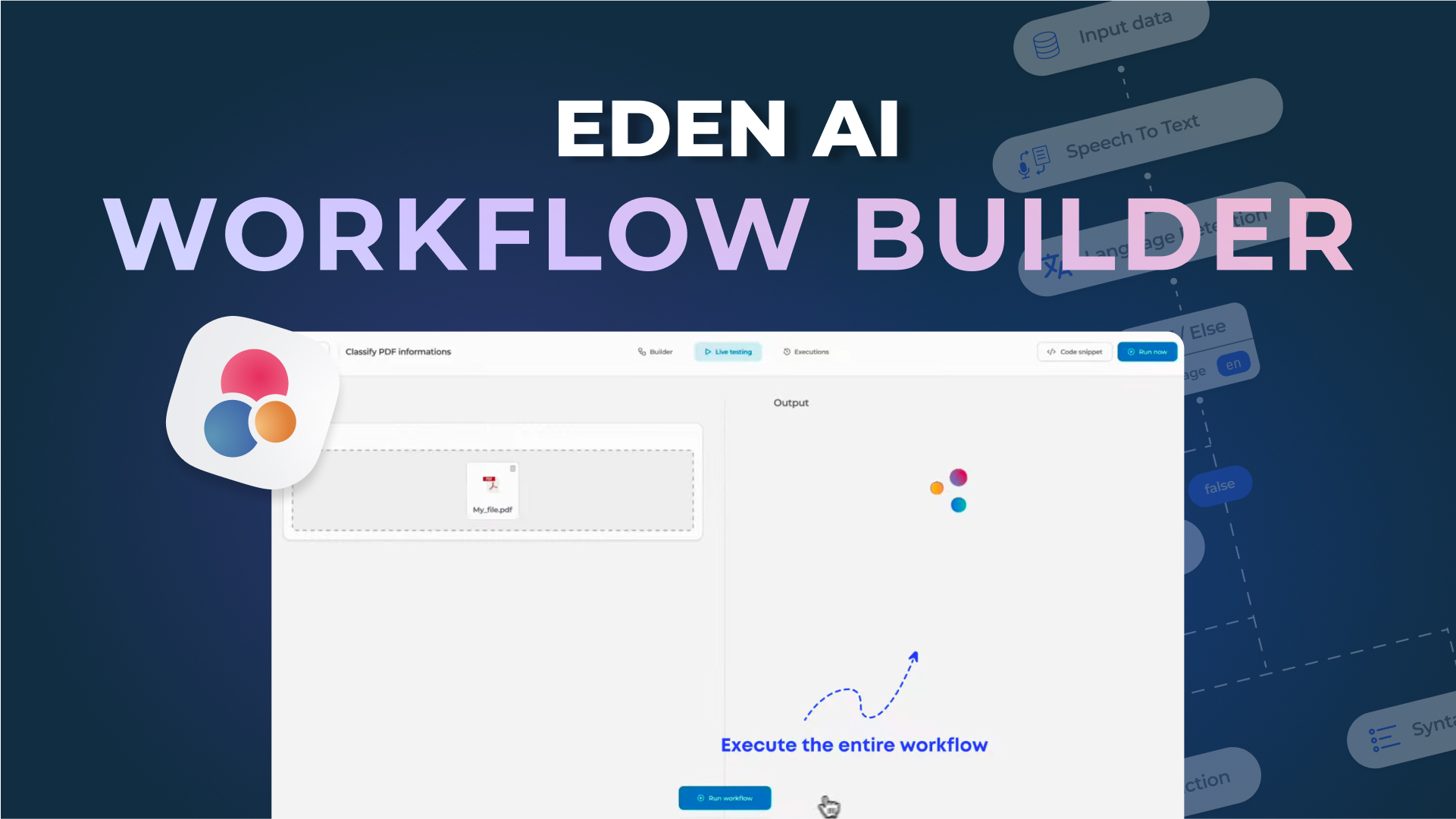 Eden AI Workflow Builder