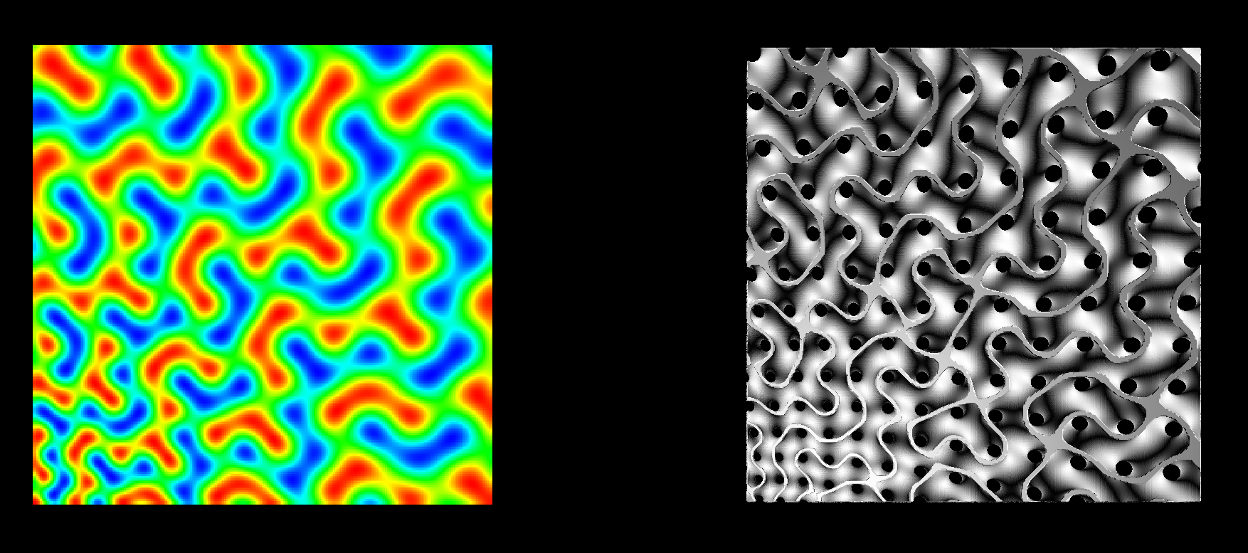Lattice strucuture having varying size but same angle