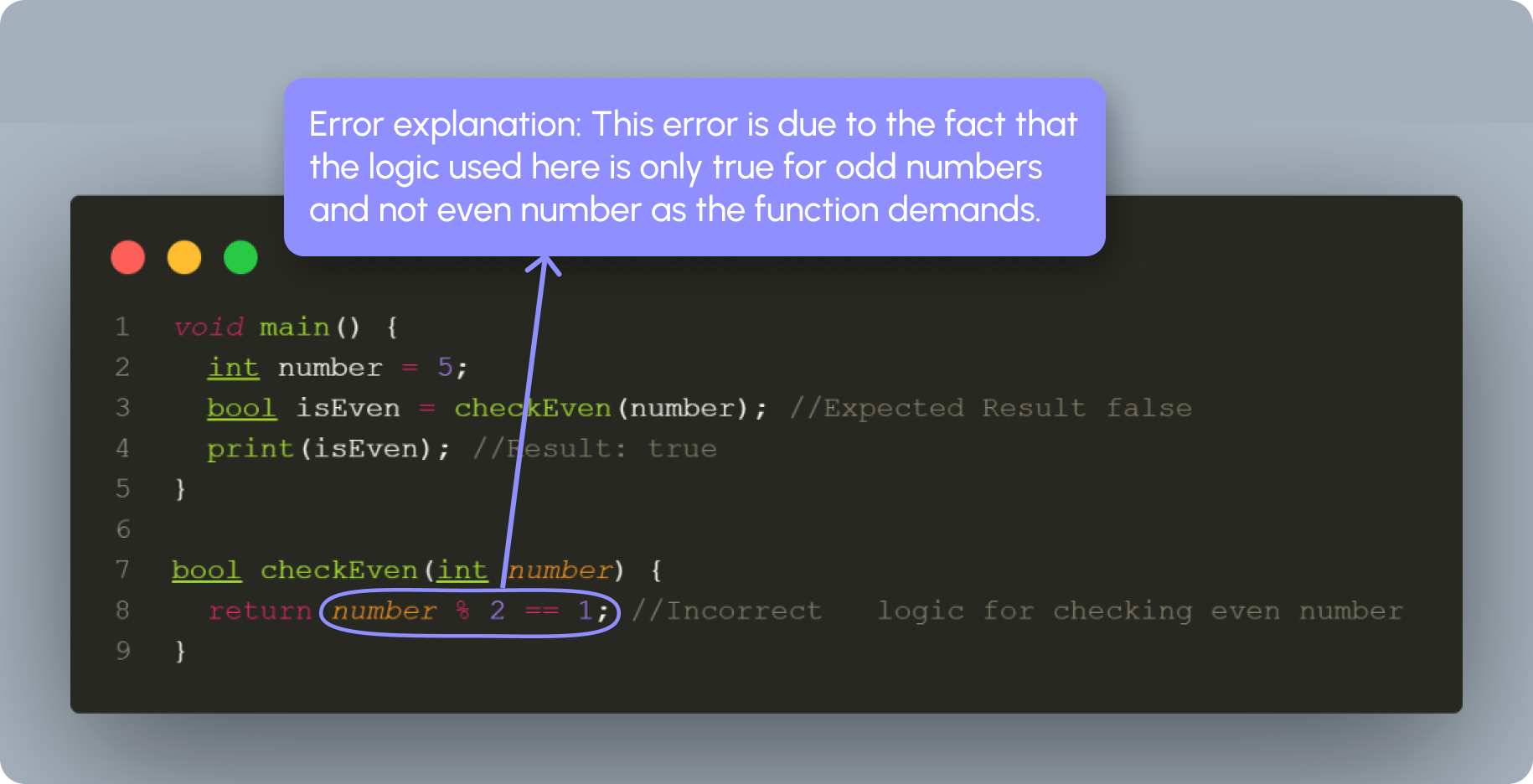 Logic Error Example