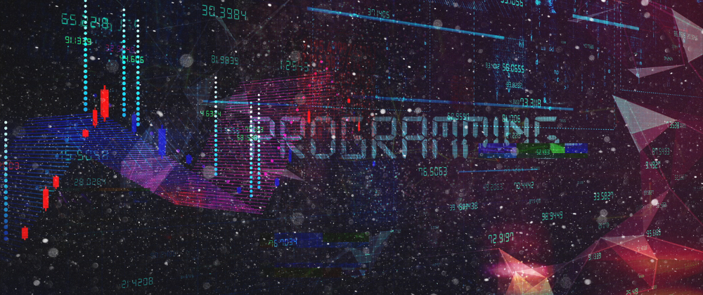 Vibrant programming data analytics visual for JavaScript developers