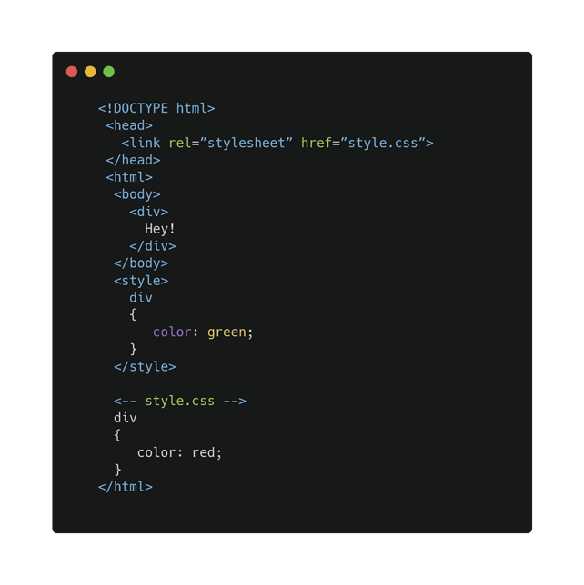 Internal weight example