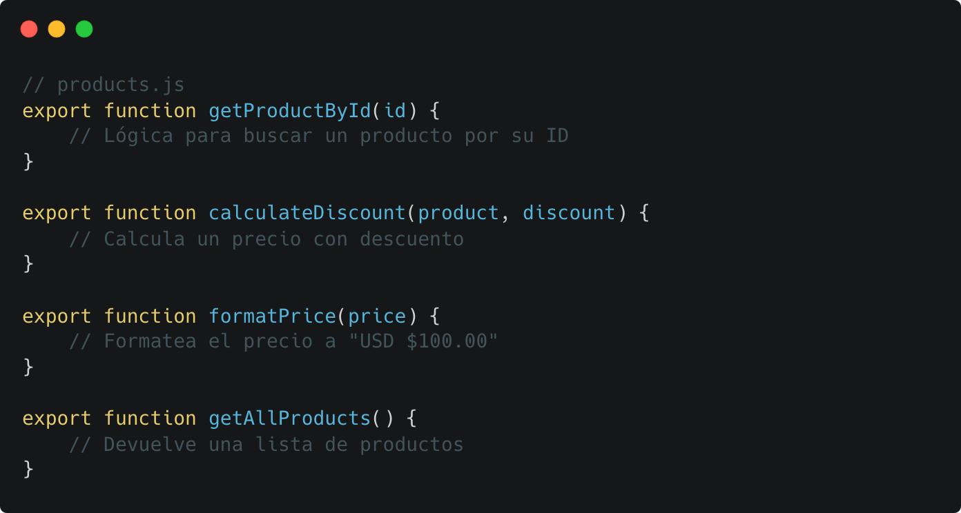 code example