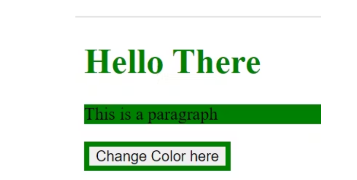 Image of changing css variables with JavaScript