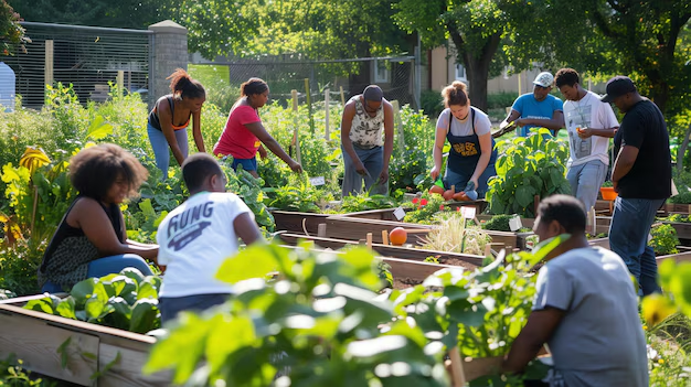 A social gardening event