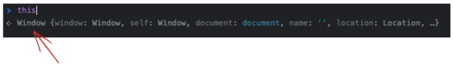 screenshot of a terminal with console output that says "Window".