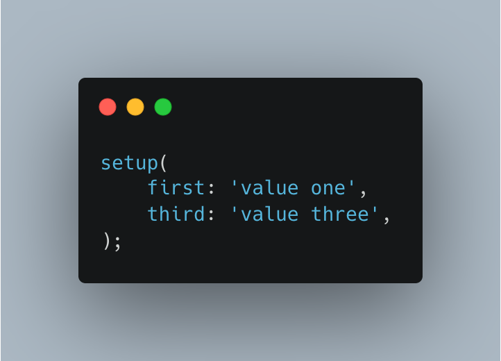Named Arguments Syntax