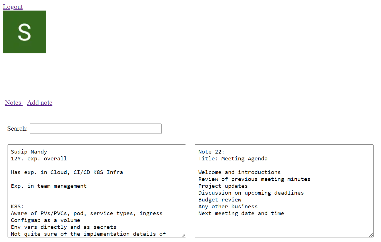 App preview with docker