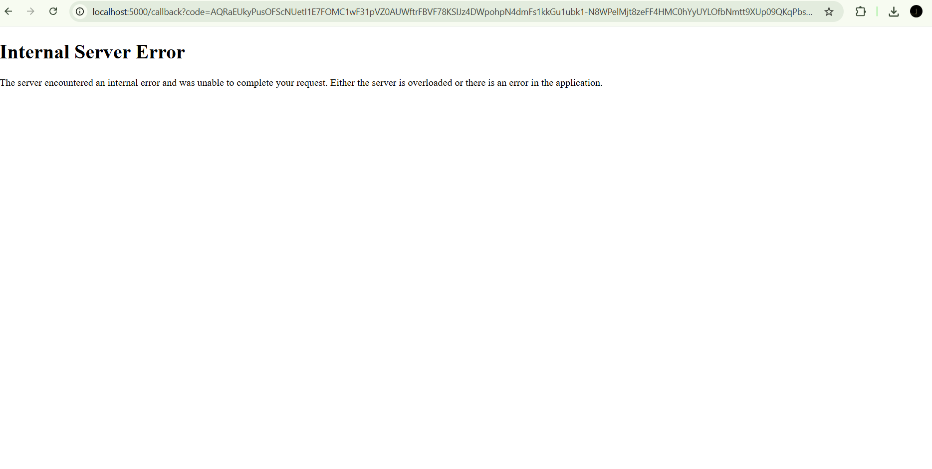 Another debugging view