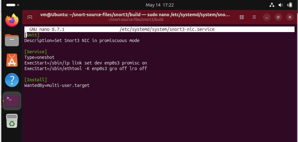 snort3-nic.service file content