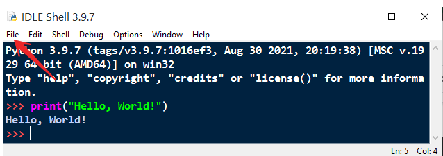 using file 1