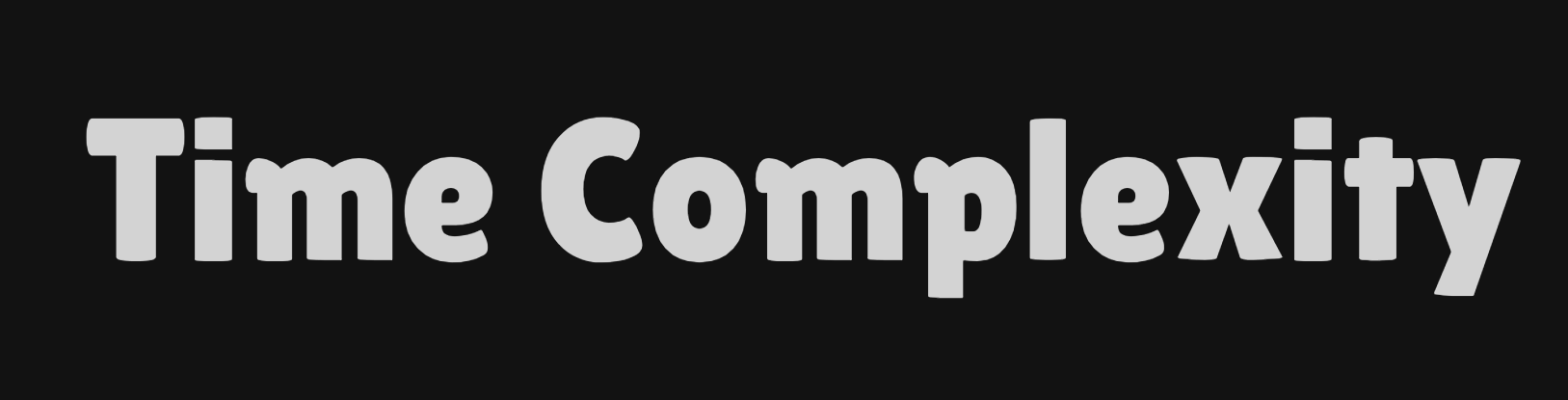 Time Complexity