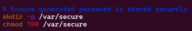 Secure the Password File