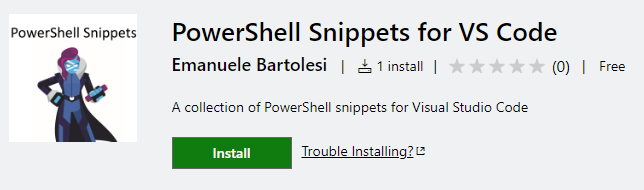 snippet Visual Studio Code extension