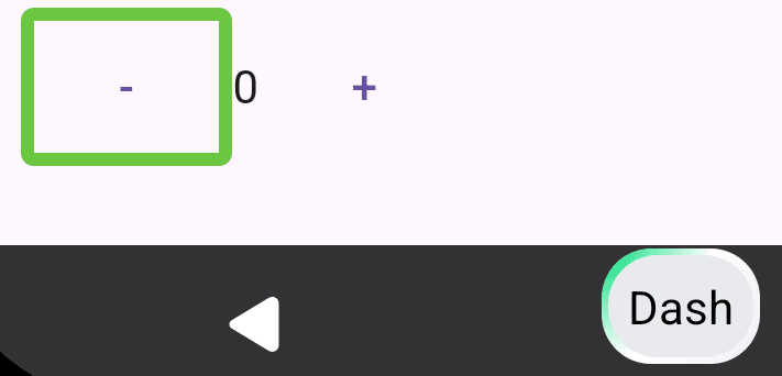 Screenshot of dash